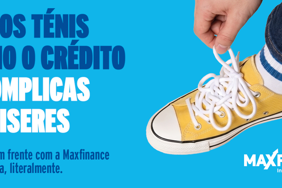 Atar os ténis e como o crédito