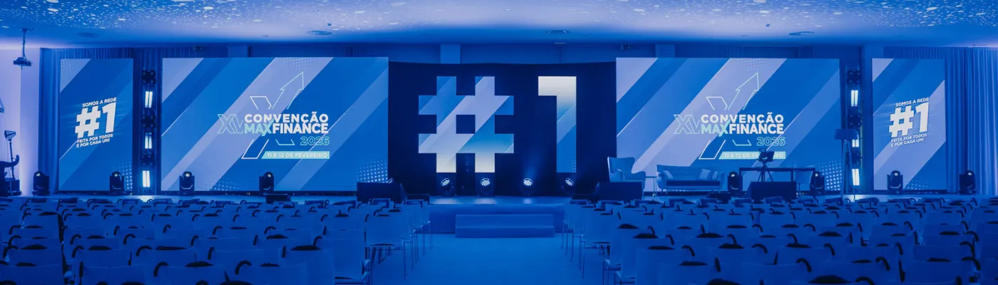 Convenção Maxfinance 2026 - palco principal do evento anual da rede