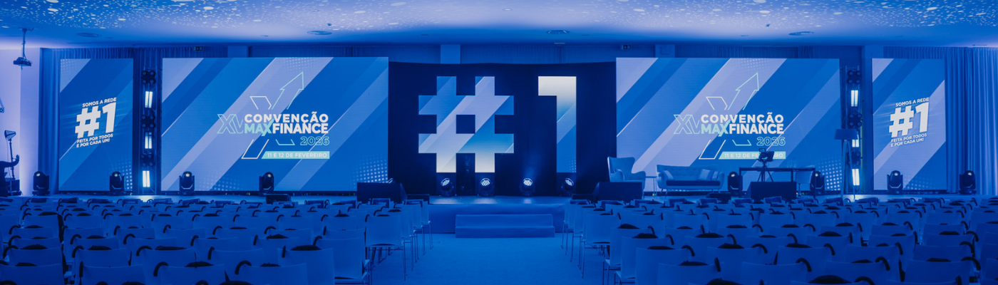 Convenção Maxfinance 2026 - palco principal do evento anual da rede